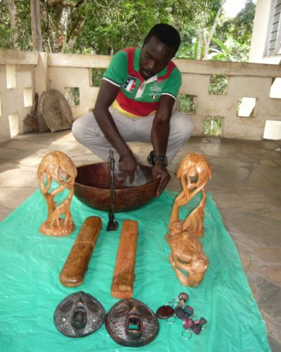 Gabriel est aussi sculpteur