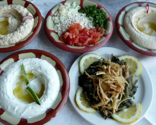 repas_libanais Quelques mezzés
