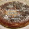 photo gateau pomme coing